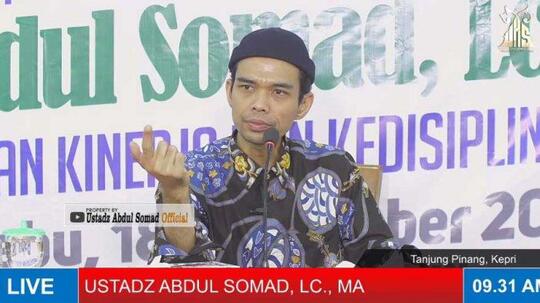 Doa Ustadz Abdul Somad untuk Para Haters dan Mereka yang Selalu Membully