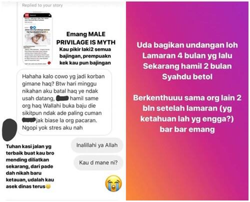 Batal Nikah Gara-gara Si Cewek Hamil Dengan Orang Lain, Siapa yang Menghamili? Ada 3!