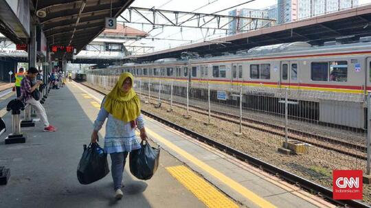 Antisipasi Demo Rusuh, Stasiun Palmerah Ditutup
