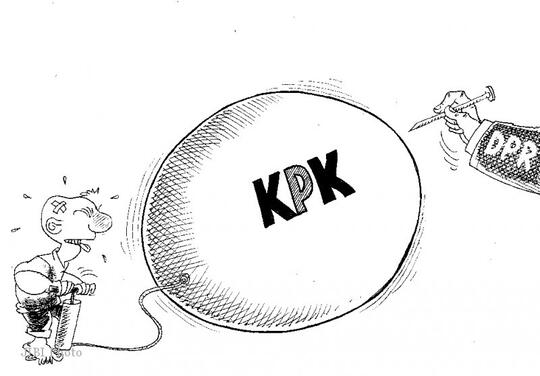 KPK Diperlemah Koruptor Berpesta