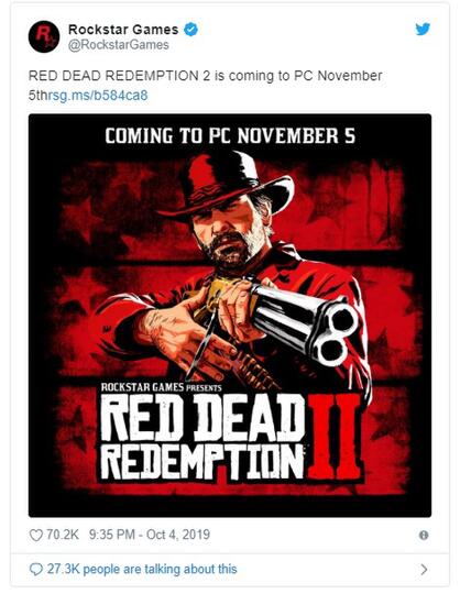 Red Dead Redemption 2 Resmi Menuju PC