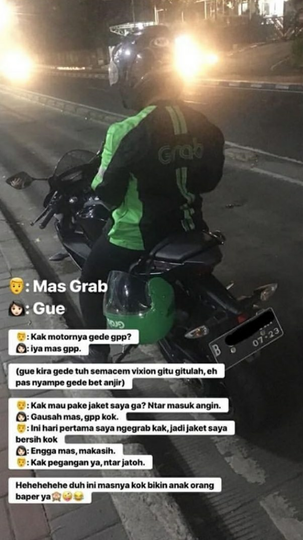 Momen Lucu Penumpang, Dapat Ojol Motor Gede! Benarkah yang Nomer 2 Sultan Menyamar?