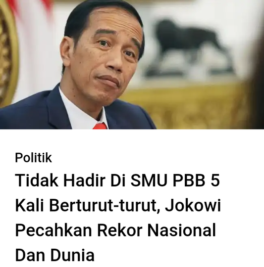 Jokowi Terbitkan Perpres Berbahasa Indonesia di Forum Dunia