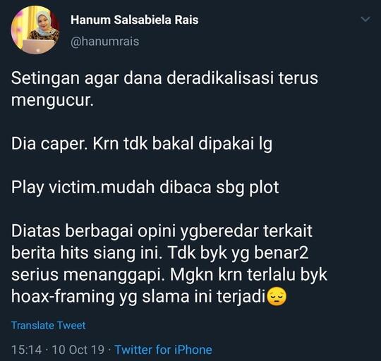 WNI Eks ISIS, Din Syamsuddin Ingatkan Amanat UUD 1945