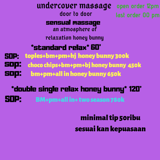 UnDeRCoVeR Massage Door To Door