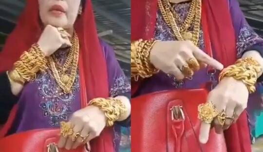 Viral Video Emak-emak Bugis Pamer Emas 3Kg! Benarkah Lebih Kaya Dari Hotman Paris?