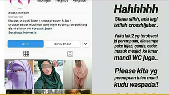 Psikolog Jelaskan Fenomena Laki-laki Berhijab Atau Crosshijaber
