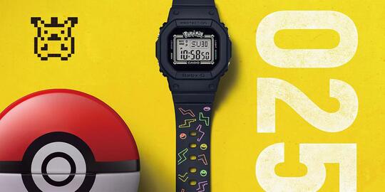Pecinta Pokemon Merapat! Casio Rilis Jam Tangan Spesial Edisi Pikachu