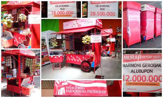 Ketika Warung Gerobak Naik Kasta, Dengan Fasilitas Setara Mini Market