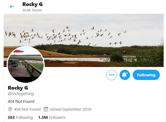 Akun Twitter Rocky Gerung Dicuri Si Dungu
