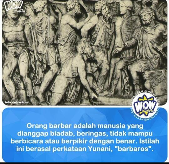 Bagaimana Pendapat Anda Tentang Orang Orang Barbar?