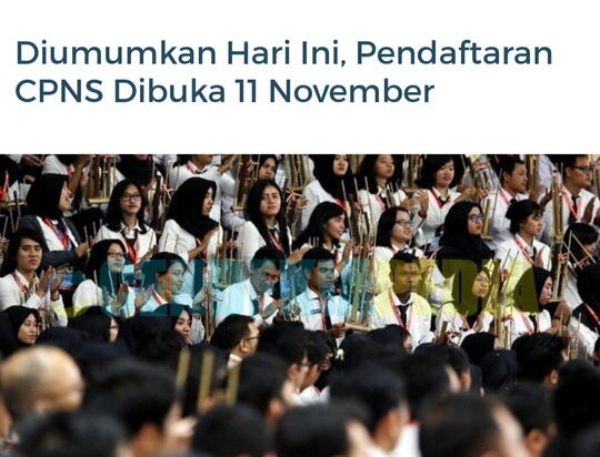 Cpns 2019 Terungkap Tanggal 11 11 19 Pelajari Soal Ini Lengkap Pembahasan Gan Kaskus