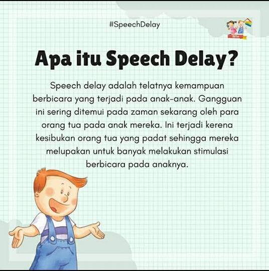 Speech Delay Pada Anak Definisi Gejala Dan Cara Penanganannya Halaman All Kompas Com