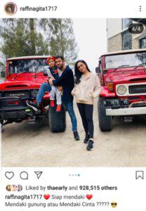 Potret Mesra Raffi Ahmad dan Nagita Slavina saat Liburan ke Bromo, Awas Jangan Baper!