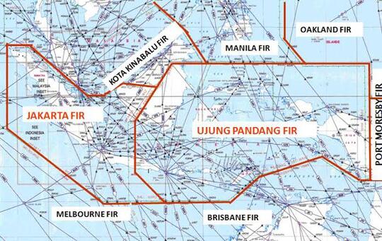Ternyata Sebagian Wilayah Udara Indonesia Dikuasai Oleh Singapura dan Malaysia