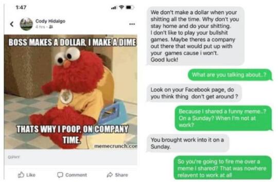 Konyol! Iseng Posting 'MEME' Elmo Di Medsos, Pria Ini Malah Dipecat Bos-nya