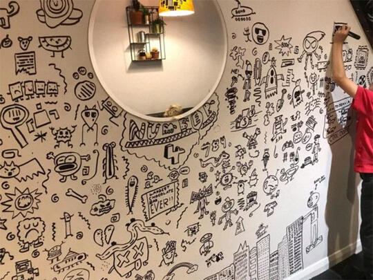 Sering Corat-coret Di Kelas, Bocah 9 Tahun Ini dapat Job Dekor Restaurant Loh