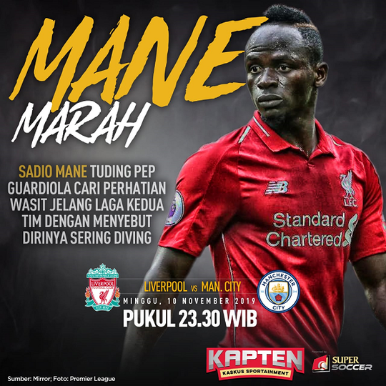 #LIVMCI Duel Pemuncak Klasemen Liga Inggris