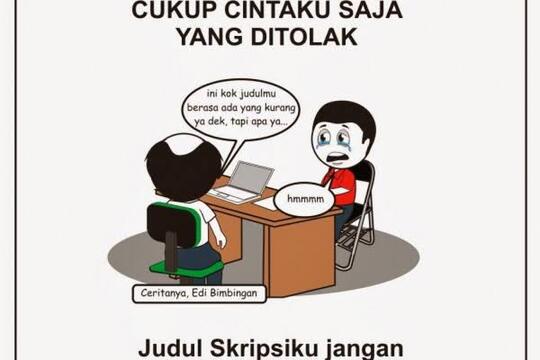 Skripsi Greget, Setiap Halaman Ditempel 100 Ribu Rupiah! Auto Diterima Dong