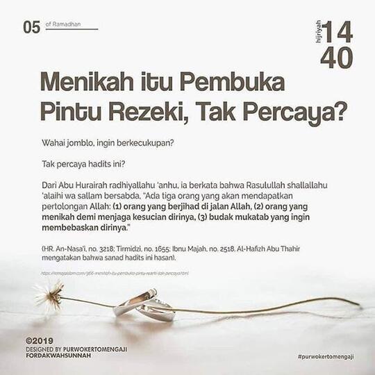 Tujuan Menikah yang Wajib Kamu Ketahui