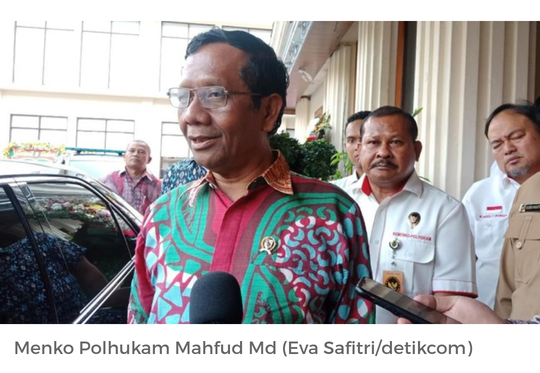 Pemerintah Akan Tolong HRS Bayar Overstay? Mahfud: Saya Bantu Kalau Butuh Uang