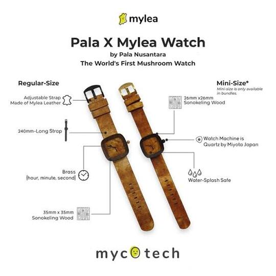 Gokil! Pria Ini Membuat Jam Tangan Dari Jamur, Gatel-gatel Gak Ya?
