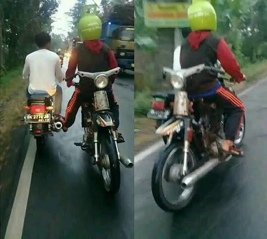 10 Modifikasi Sepeda Motor Karya Orang Terlalu Kreatif Ini Nyeleneh Banget
