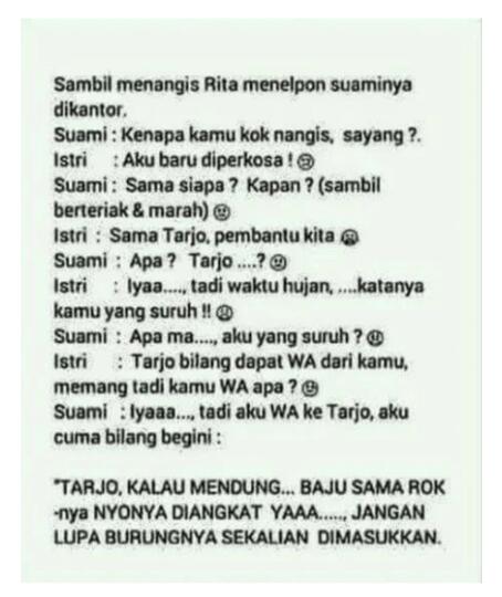 Balada Obrolan Para Pasutri, Miris! tapi Bikin Ngakak Kejer, Awas Jangan di-Tiru!