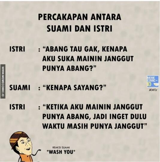 Balada Obrolan Para Pasutri, Miris! tapi Bikin Ngakak Kejer, Awas Jangan di-Tiru!