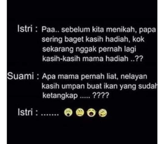 Balada Obrolan Para Pasutri, Miris! tapi Bikin Ngakak Kejer, Awas Jangan di-Tiru!
