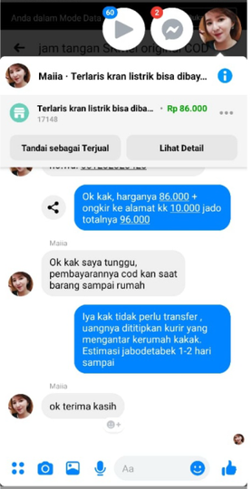 Cara Dropship di Facebook Tanpa Modal (Transaksi aman, Pembeli bayar lewat kurir)