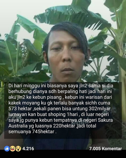 Kocak! Deretan Status "Sombong" Ini Bikin Perut Mules, Halu?