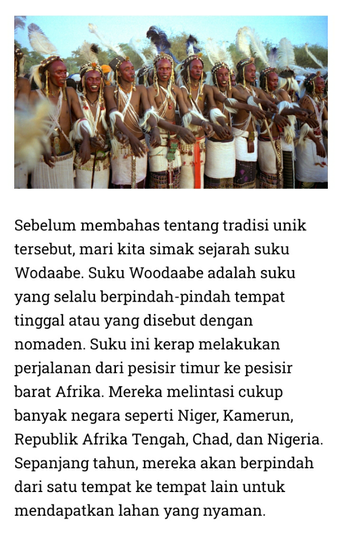 Tradisi Bertukar Pasangan Di Afrika, Kepoin Yuks!