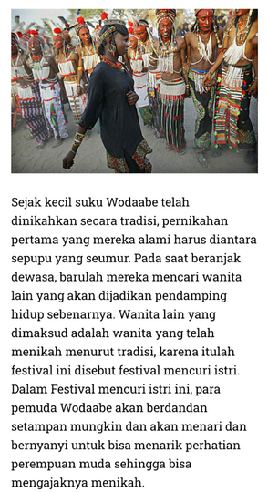 Tradisi Bertukar Pasangan Di Afrika, Kepoin Yuks!