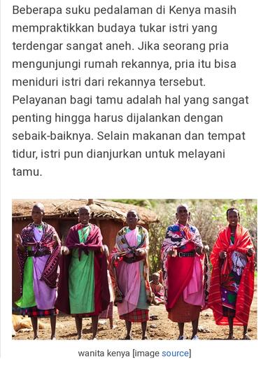 Tradisi Bertukar Pasangan Di Afrika, Kepoin Yuks!