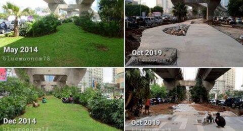 RTH Kolong JLNT Casablanca Dibeton, Warga Bandingkan Kebijakan Ahok-Anies