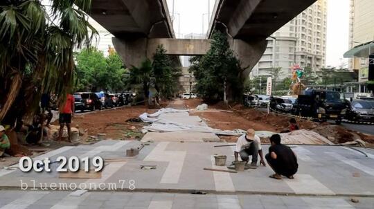 RTH Kolong JLNT Casablanca Dibeton, Warga Bandingkan Kebijakan Ahok-Anies