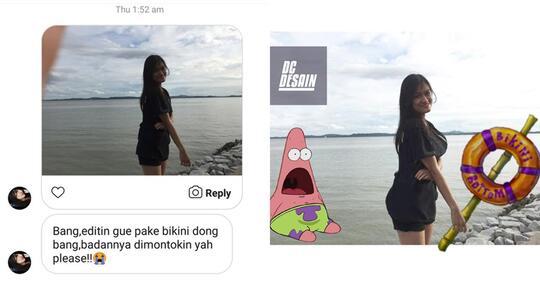 Bikin Ngakak, Minta Editin Foto, Tapi Malah Ancur!