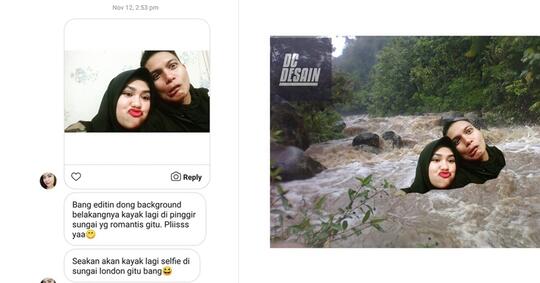 Bikin Ngakak, Minta Editin Foto, Tapi Malah Ancur!