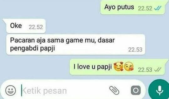 Chat Wa Paling Ngakak Dan Nyesek Nasib Punya Pacar Gamer Dan Pacar Jutek Kaskus