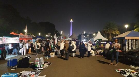 Anies Tiba di Monas, Massa Reuni 212: Kita Sambut Gubernur Indonesia