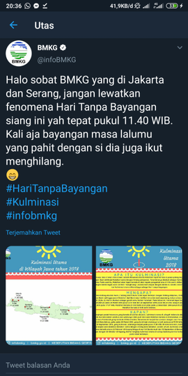 5 Cuitan Nyeleneh Admin BMKG, Jadi Bahan Gibahan Netizen