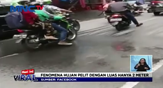 Fenomena Hujan Lokal Langka di Indonesia, Medit Cuma Dua Meter Saja Gan!
