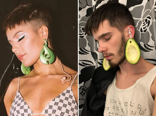 20 Kreasi Kocak & Unik Dari Seorang Pria yang Menirukan Outfit Selebriti Dunia