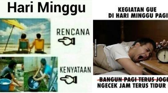 6 Meme Tentang Hari Minggu Ini Realistis Banget Jangan Tersinggung Ya Kaskus