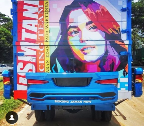 Lukisan di Trukmu Adalah Idolamu, Kagumilah 7 Artis Idola Supir Truk Ini!