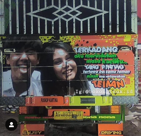 Lukisan di Trukmu Adalah Idolamu, Kagumilah 7 Artis Idola Supir Truk Ini!