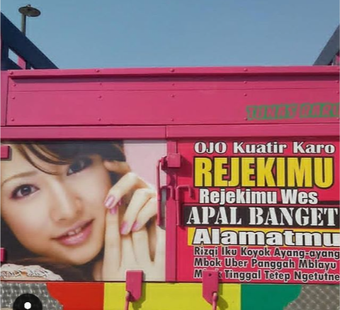 Lukisan di Trukmu Adalah Idolamu, Kagumilah 7 Artis Idola Supir Truk Ini!