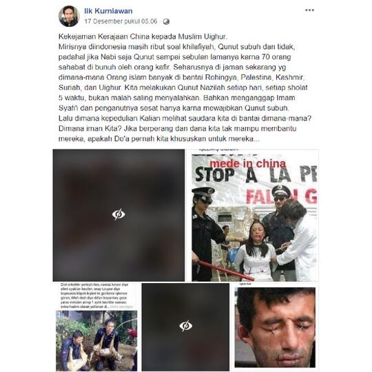 Benarkah Ini Foto-foto Perlakuan Pemerintah Cina di Kamp Muslim Uighur?