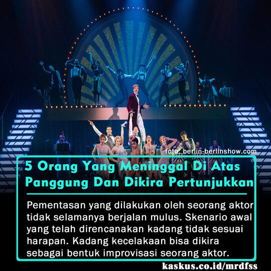 5 Orang Yang Meninggal Di Atas Panggung Dan Dikira Bagian Dari Pertunjukkan